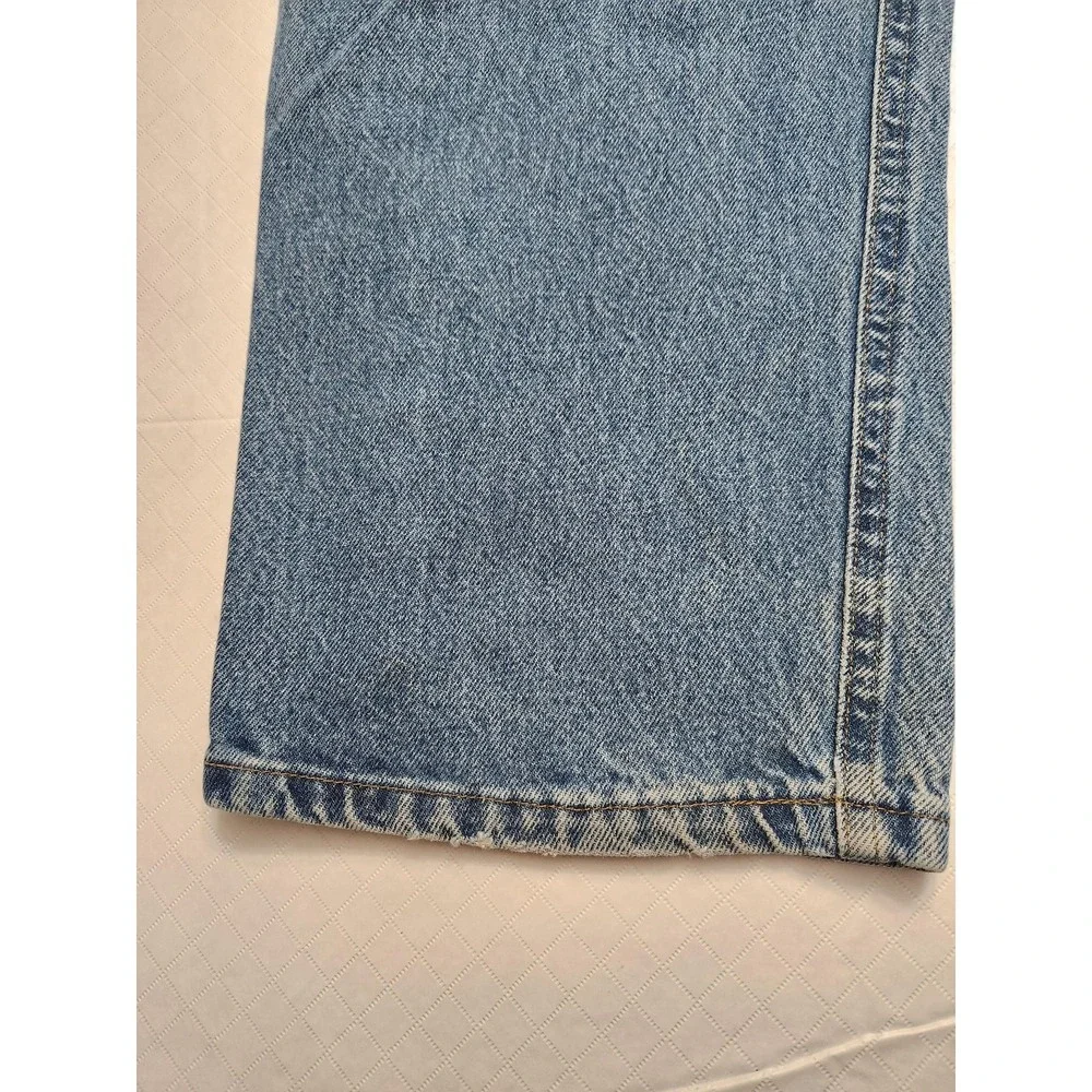 Carhartt B160 DST Jeans Mens 40x32 Blue Relaxed Fit Straight Leg Denim Pants